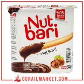 أصابع بسكويت بالشوكولاطة نوت باري 52غ
