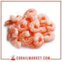 Queues de crevettes cuites décortiquées calibre 80/120 the fisherman 500 g
