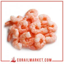 Queues de crevettes cuites décortiquées calibre 80/120 the fisherman 500 g