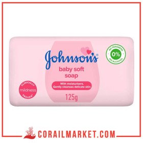 JOHNSON'S SAVON DOUX POUR BÉBÉ 100 G