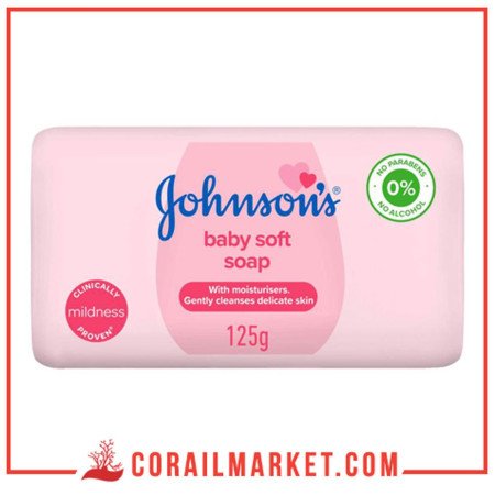 JOHNSON'S SAVON DOUX POUR BÉBÉ 100 G