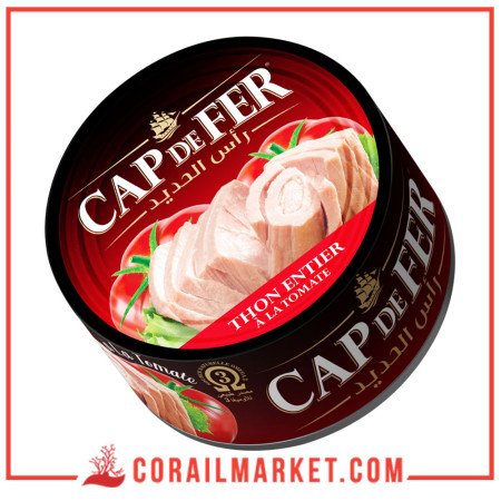 Cap de fer Thon entier sauce tomate 160 g