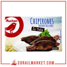 AUCHAN Chipirons entiers farcis à l'encre – 115 g