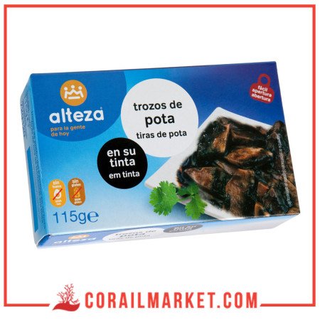 Alteza Lanières de calmars à l'encre 115 g