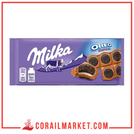 Milka Chocolat Au Biscuit Oreo 100 G