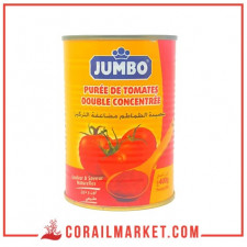 Tomate double concentré 22% jumbo 400 g