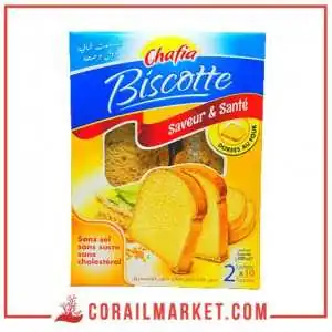 خبز محمص(بدون سكر،بدون ملح،بدون كولسترول) شافية 220 غ