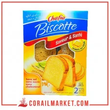 خبز محمص(بدون سكر،بدون ملح،بدون كولسترول) شافية 220 غ