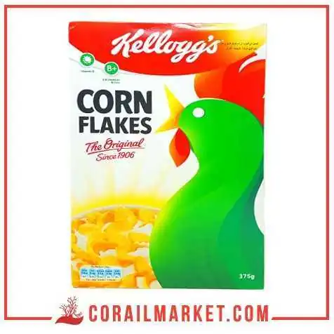 رقائق الذرة كيلوجز كورنفليكس 375 غ رقائق الذرة كيلوجز كورنفليكس 375 غ