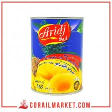 tranches d'ananas au sirop léger aridj 565 g