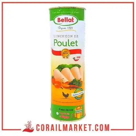 Luncheon poulet épicé Bellat 850 g Luncheon poulet épicé Bellat 850 g