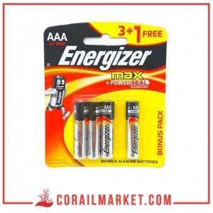 pile Energizer MAX – Blister Pack 4 – AAA