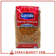 Pate curve lisce 6 blé complet Garrido 500g