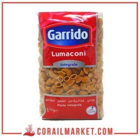 Pate lumaconi  blé complet Garrido 500g