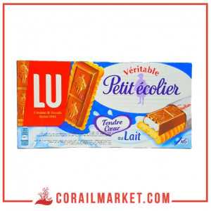 Biscuits au Chocolat cœur au lait petit écolier lu 120 g