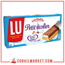 Biscuits au Chocolat cœur au lait petit écolier lu 120 g