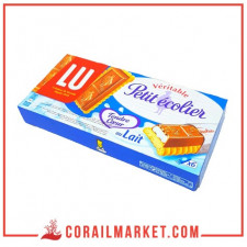 Biscuits au Chocolat cœur au lait petit écolier lu 120 g