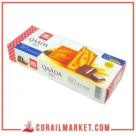 بسكويت بالحليب وحبيبات الشوكولاطة قعدة 150غ بسكويت بالحليب وحبيبات الشوكولاطة قعدة 150غ