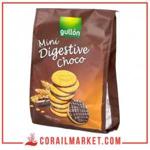 BISCUIT COMPLET NAPPÉ DE CHOCOLAT NOIR digestive gullon 160 g