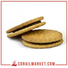 بسكويت محشو بالشوكولاطة للحمية خالي من السكر ساندويتش غيلون 250غ