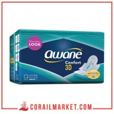 فوطة عادية أوان كونفور 3د 9 فوط