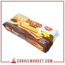 gaufrettes chocolat-vanille mixo bonus 160 g