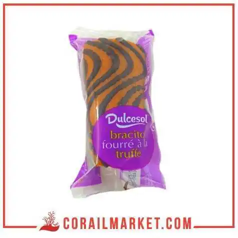 Génoise roulée à la crème de truffe dulcesol 70 g Génoise roulée à la crème de truffe dulcesol 70 g