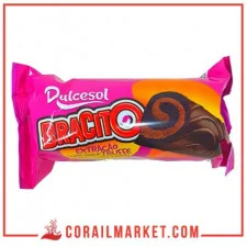 كعكة سويس رول بالكاكاو و كريمة الكماة دولسيسول 70 غ