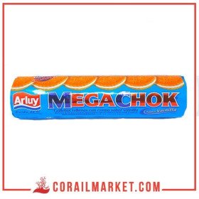 biscuit fourre crème de vanille megachok arluy 500 g