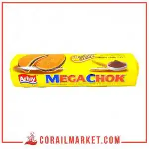 biscuit fourre crème de chocolat megachok arluy 500 g