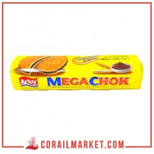 biscuit fourre crème de chocolat megachok arluy 500 g