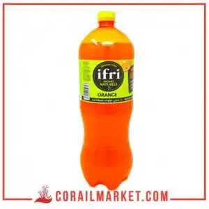 Boisson gazeuse goût orange ifri 1L
