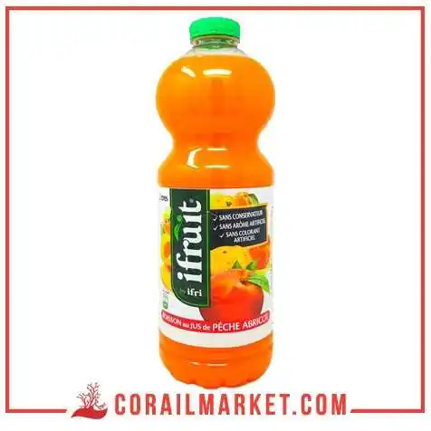 Jus gout pêche et abricot Ifruit 2 L Jus gout pêche et abricot Ifruit 2 L