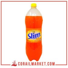 Boisson gazeuse goût orange Slim 2 L
