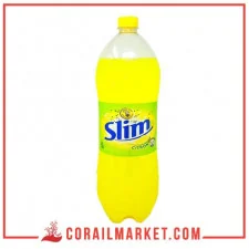 Boisson gazeuse goût citron Slim 2 L