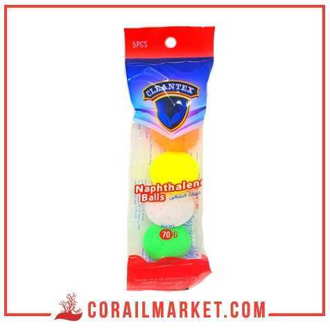 Cleantex Boules De Naphtaline Colorées 70 G – Corail Market