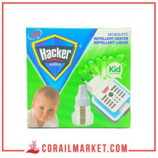 Appareil anti moustiques pour les enfants plus liquide 30 ml hacker