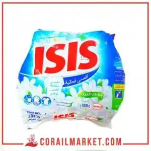 lessives en poudre senteur musc de nuit Isis 380 g