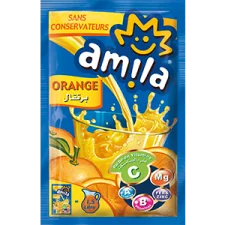 Boisson en poudre AMILA 45G orange