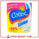 essuie tout  Cotex basico 2 rouleaux