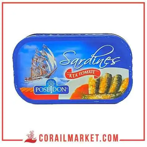 سردين بوسايدون بالطماطم 125غ سردين بوسايدون بالطماطم 125غ