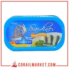 Sardines Poseidon à l'huile 125g