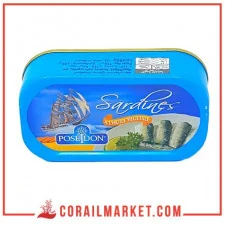 Sardines Poseidon à l'huile 125g