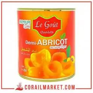 Demi-abricot Le gout 820g