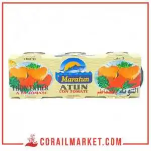 تونة ماراطون بالطماطم 3 علب