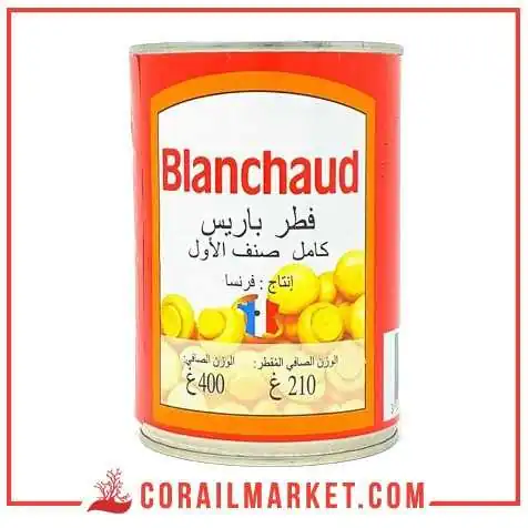 فطر كامل بلونشو 400غ فطر كامل بلونشو 400غ