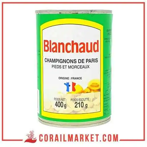 Champignons morceaux Blanchaud 400g Champignons morceaux Blanchaud 400g