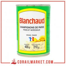 Champignons morceaux Blanchaud 400g
