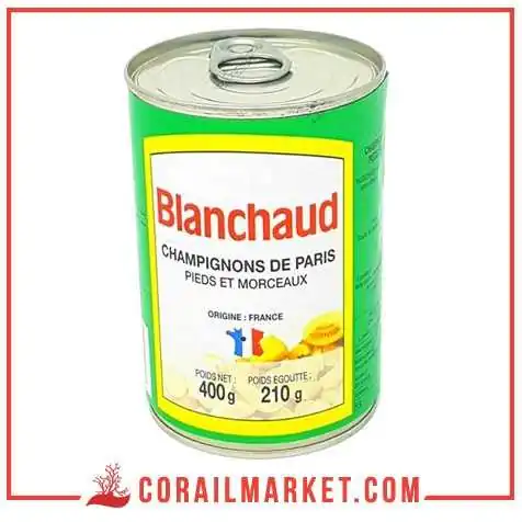 Champignons morceaux Blanchaud 400g Champignons morceaux Blanchaud 400g