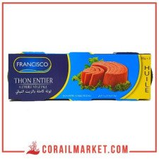 Thon francisco a l'huile 3 p